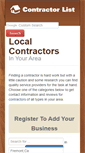 Mobile Screenshot of contractorlist.org